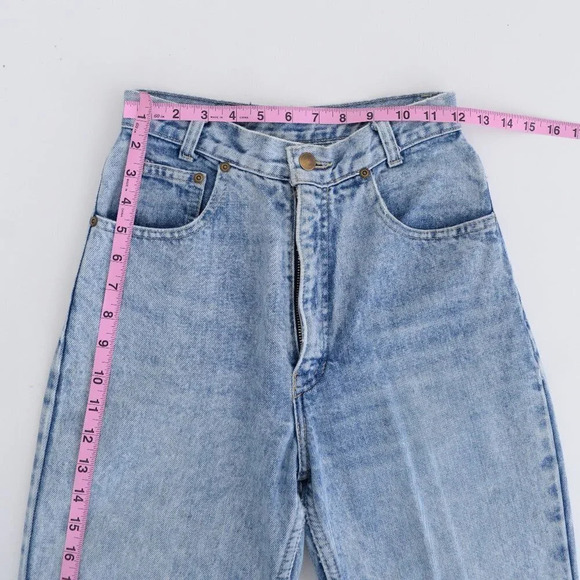 Vintage Silver Acid Wash Straight Leg Jeans Denim - Picture 3 of 14